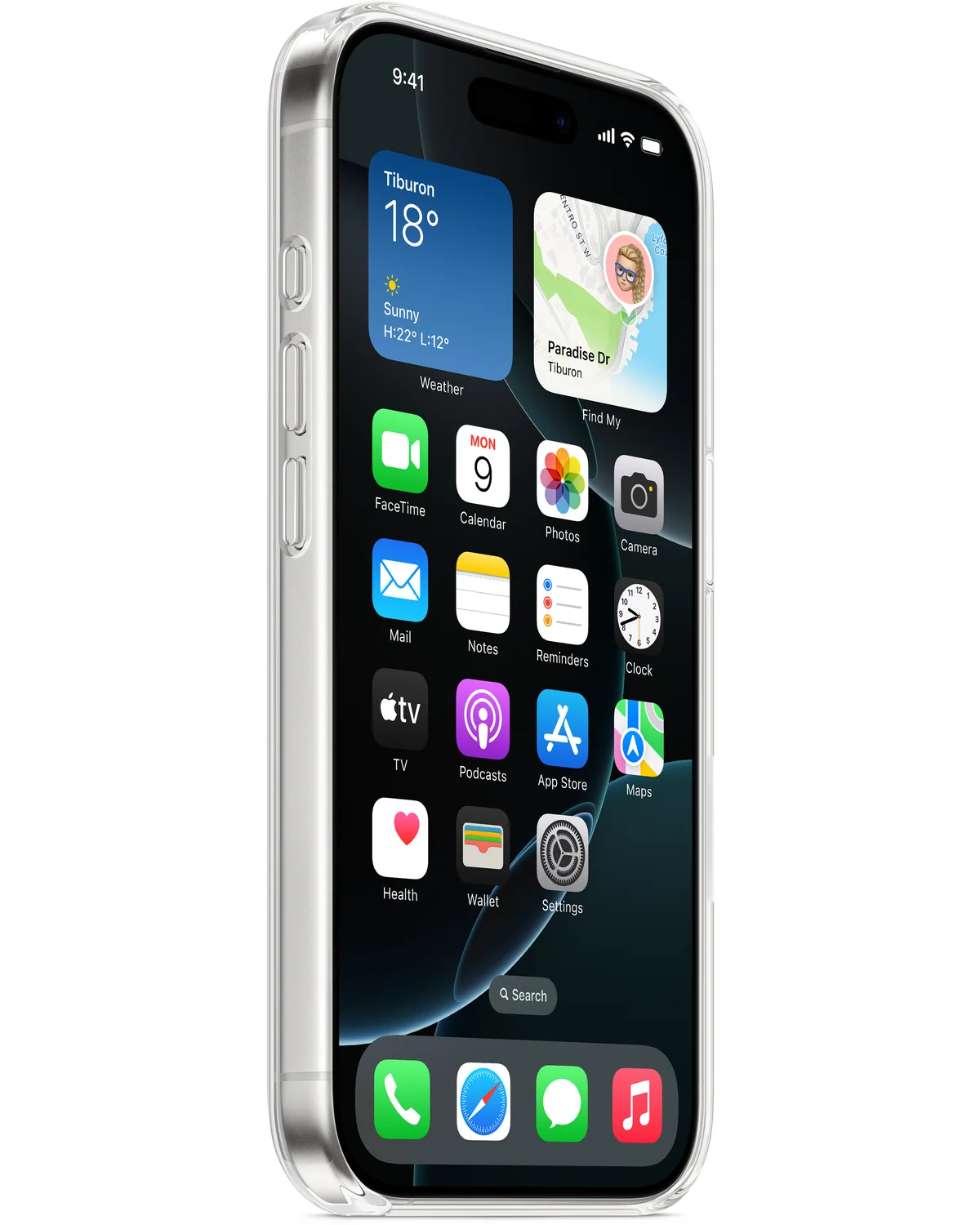 MA7E4ZM/A Apple Clear Case Telefoonhoesje MagSafe iPhone 16 Pro Transparant