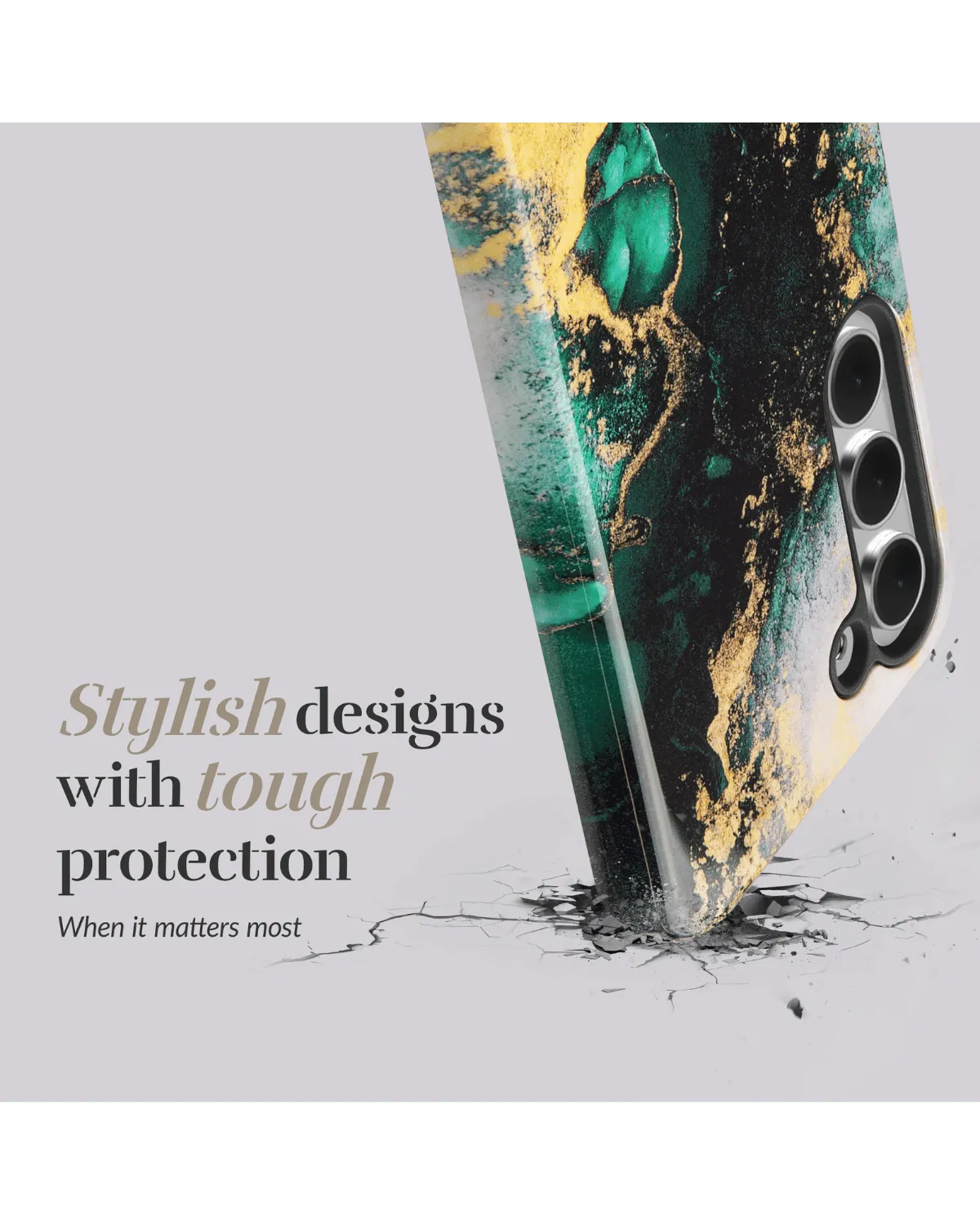 Mio By Mobilize Mio Green Marble Magsafe Compatibel Telefoonhoesje Samsung A35 5G Groen