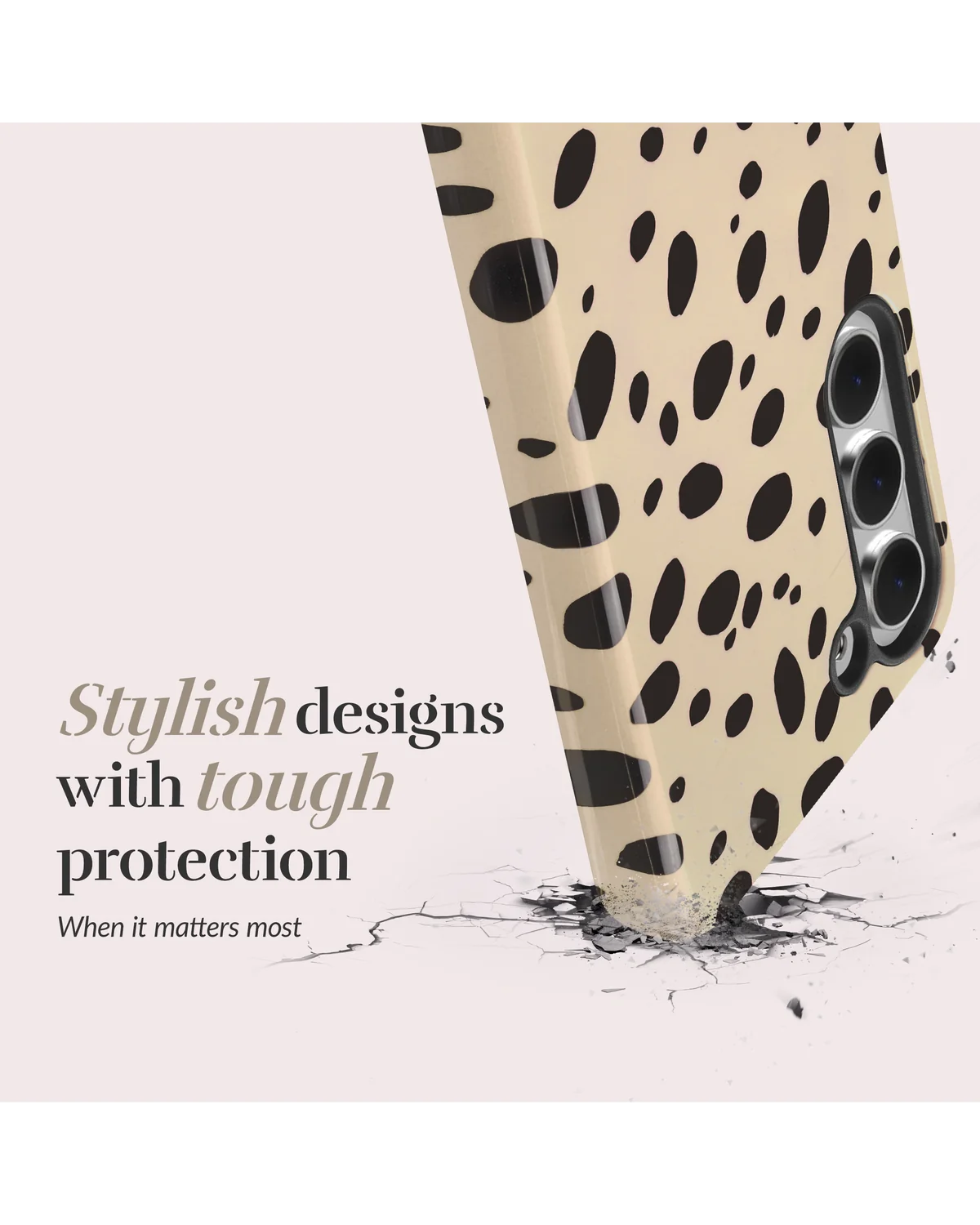 Mio By Mobilize Mio Spots Magsafe Compatibel Telefoonhoesje Samsung A25 5G Zwart Bruin