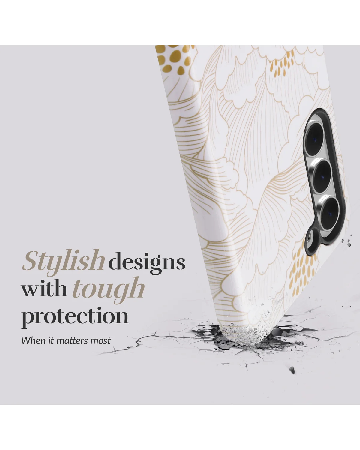 Mio By Mobilize Mio White Roses Magsafe Compatibel Telefoonhoesje Samsung A15 4G-5G Wit