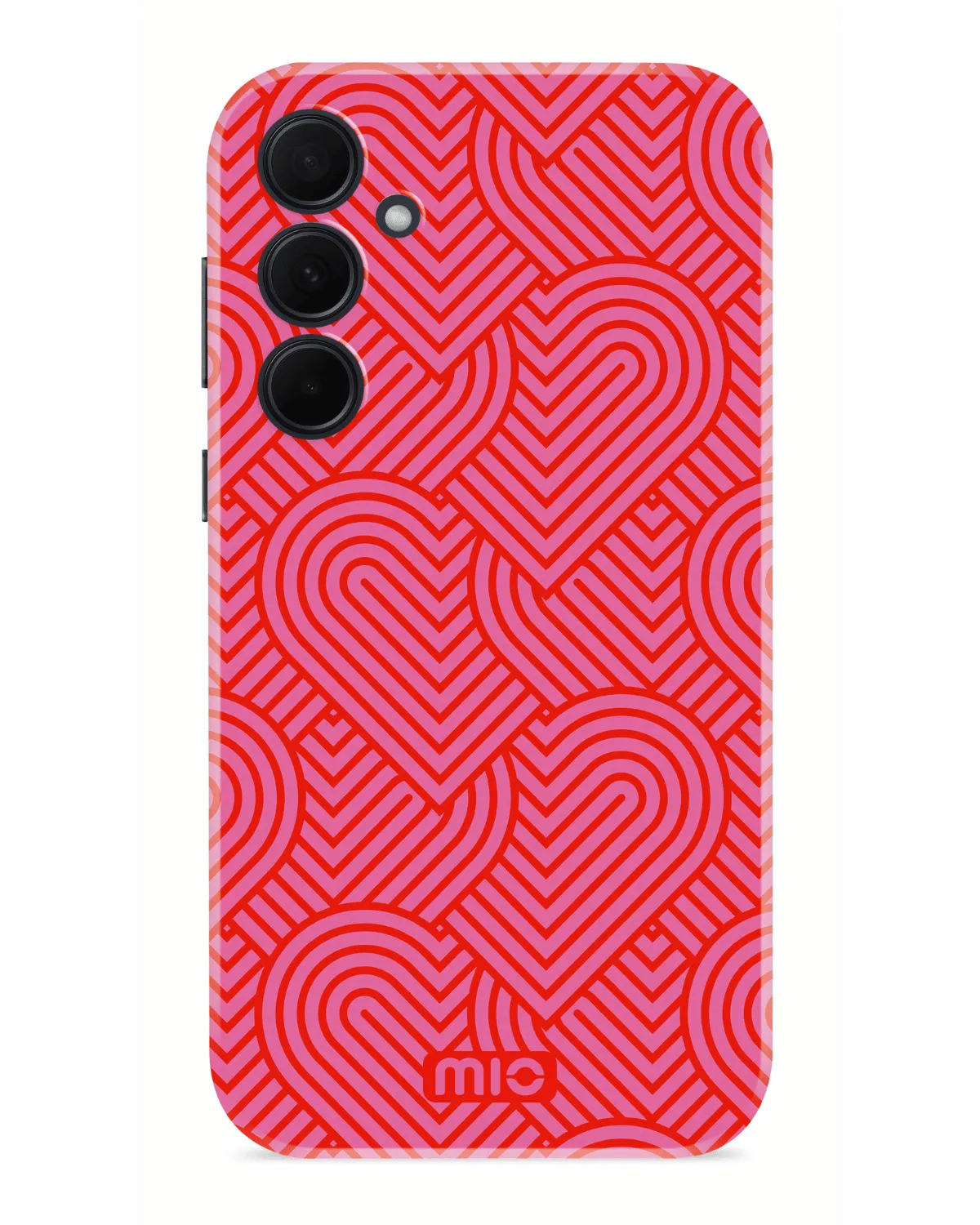 Mio By Mobilize Mio Wild Hearts Magsafe Compatibel Telefoonhoesje Samsung A35 5G Roze