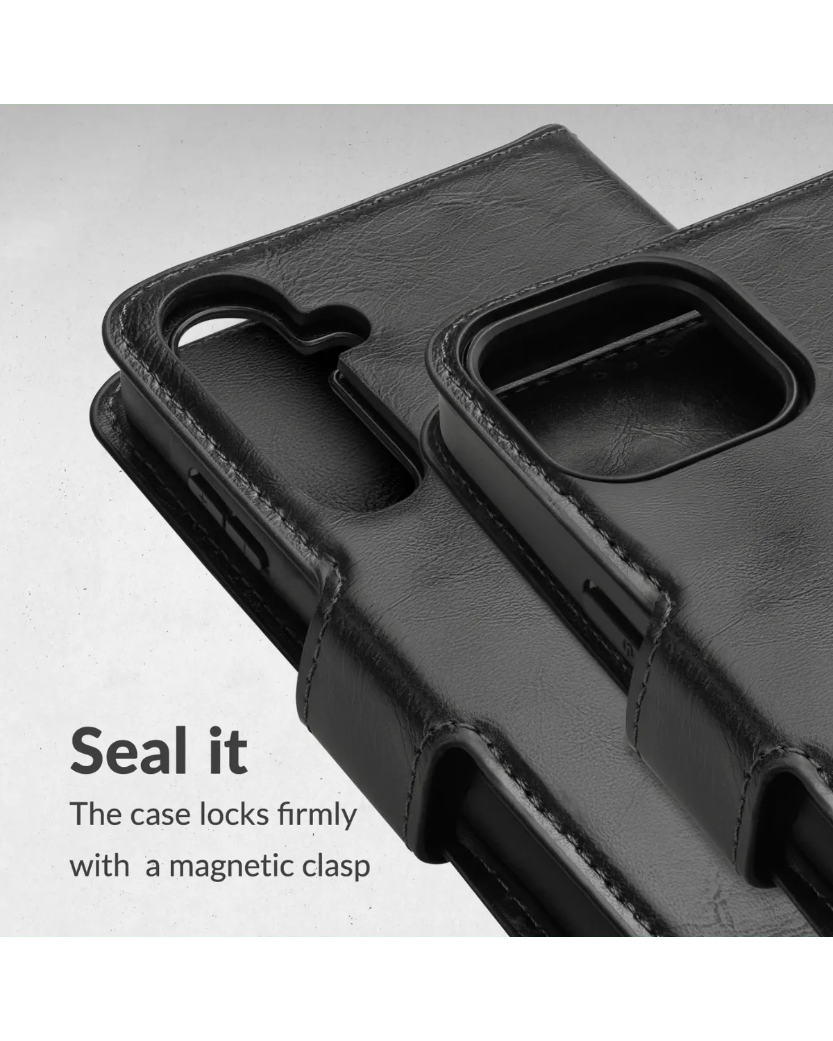 Magnetische sluiting van het Mobilize 2In1 hoesje voor een stevige en veilige pasvorm, perfect voor dagelijks gebruik.