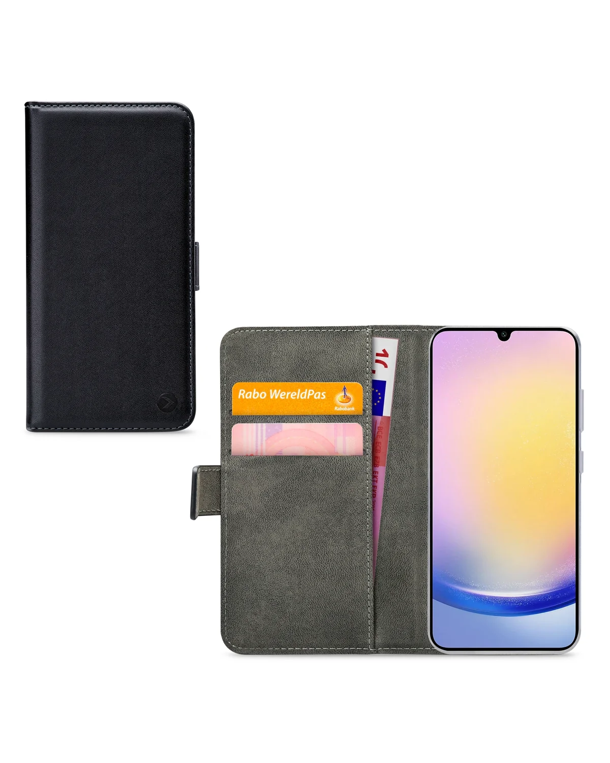 Mobilize Classic Gelly Wallet Book Case Telefoonhoesje Samsung Galaxy A25 5G Zwart