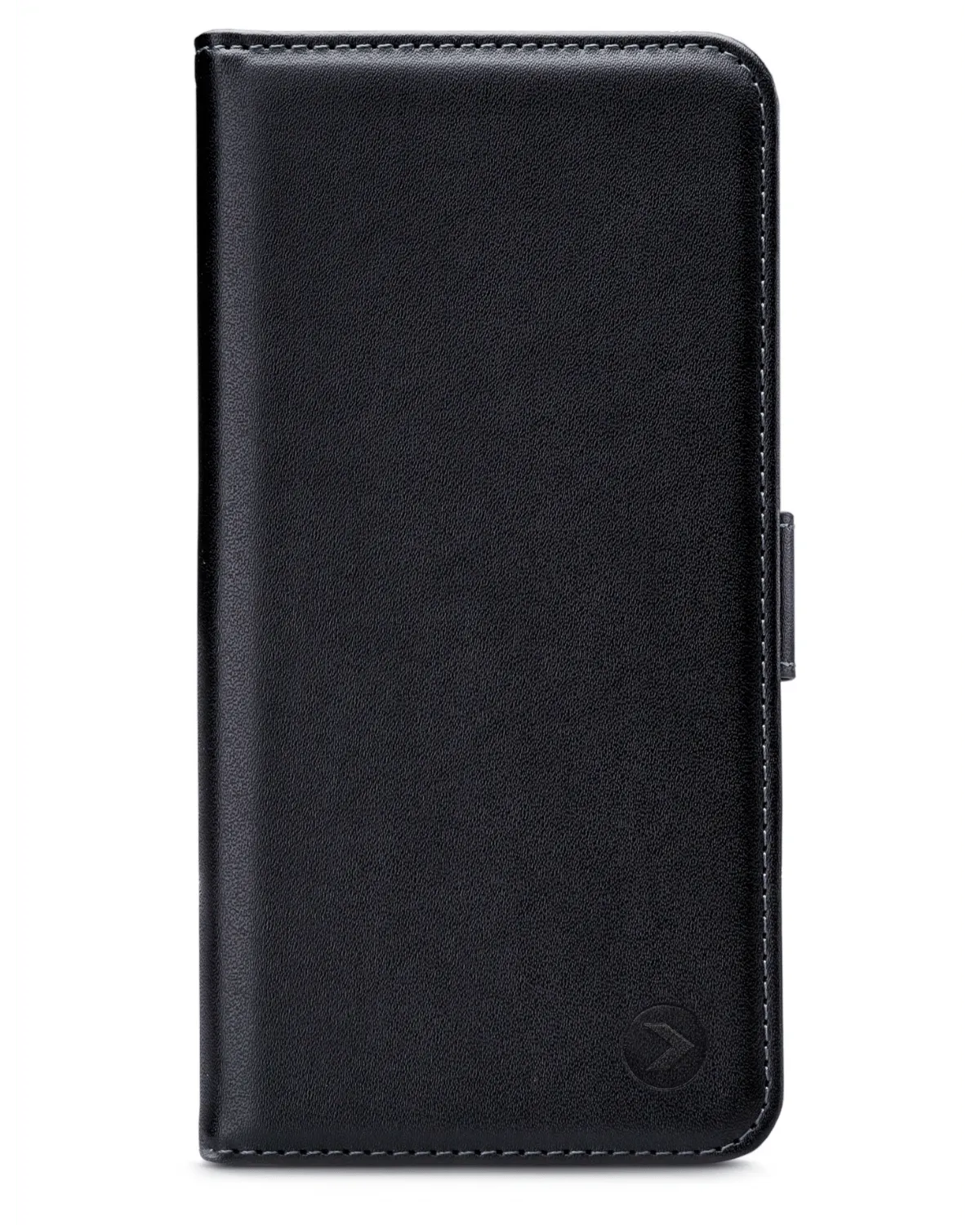 Zwart Mobilize wallet case voor Samsung Galaxy S24 FE 5G, met faux leather afwerking en magnetische sluiting.