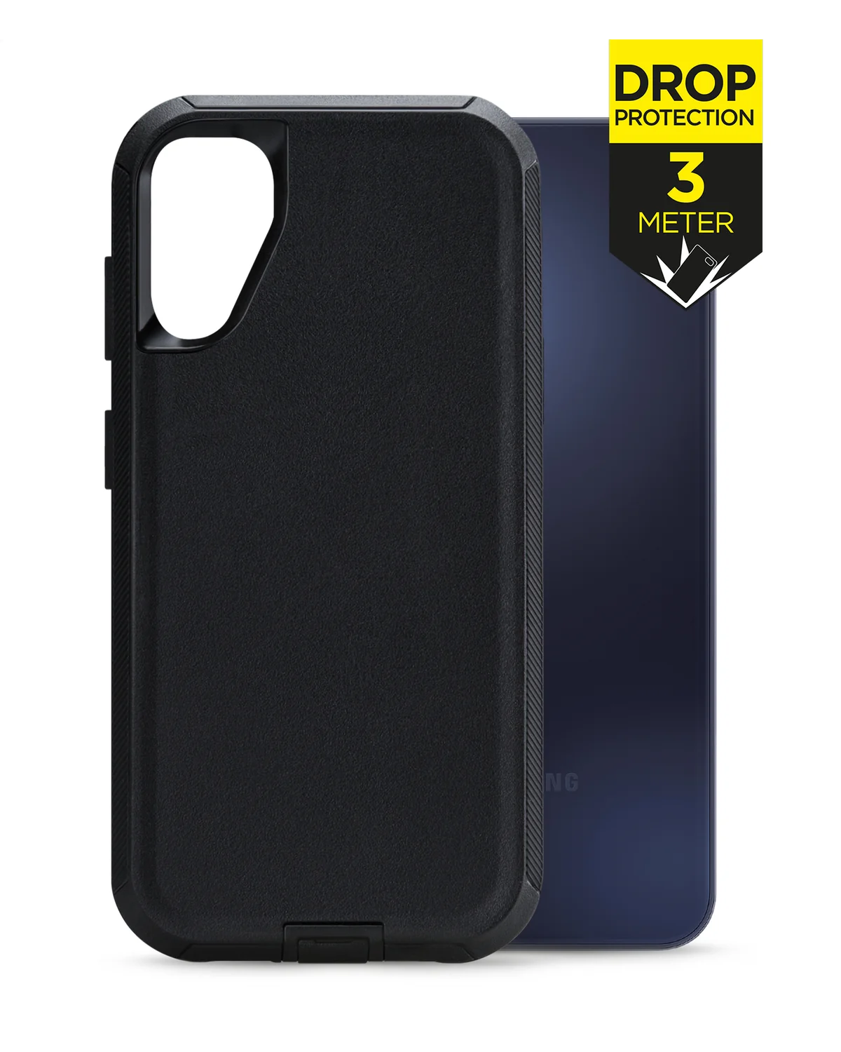 Mobilize Defender Case Telefoonhoesje Samsung Galaxy A15 4G-5G Zwart