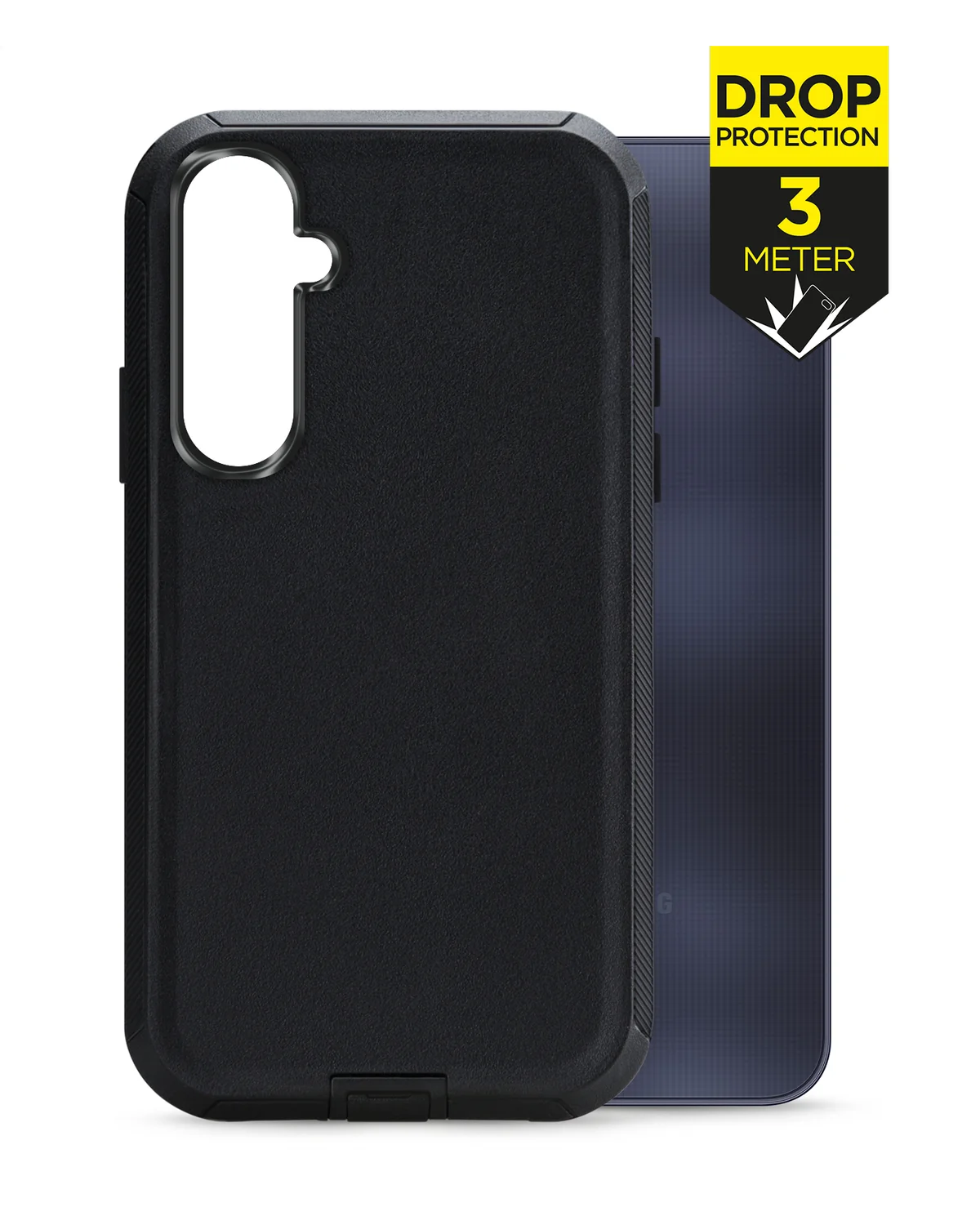 Mobilize Defender Case Telefoonhoesje Samsung Galaxy A25 5G Zwart