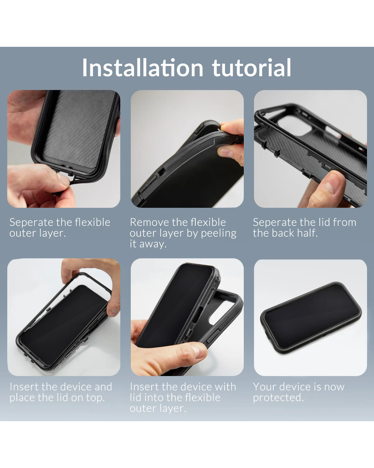 Mobilize Defender Case Telefoonhoesje Samsung Galaxy A25 5G Zwart