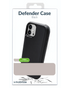 Verpakking van de Mobilize Defender Case zwart, met valbescherming van 3 meter en compatibiliteit met de Samsung Galaxy S24 Plus 5G.