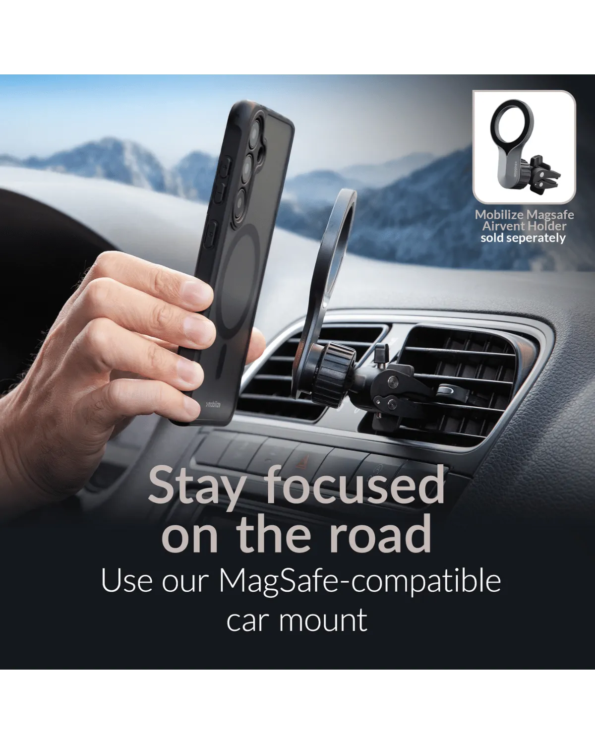 MagSafe telefoonhoesje Samsung Galaxy S24 5G
Compatibel met MagSafe-autohouders voor veilige navigatie.