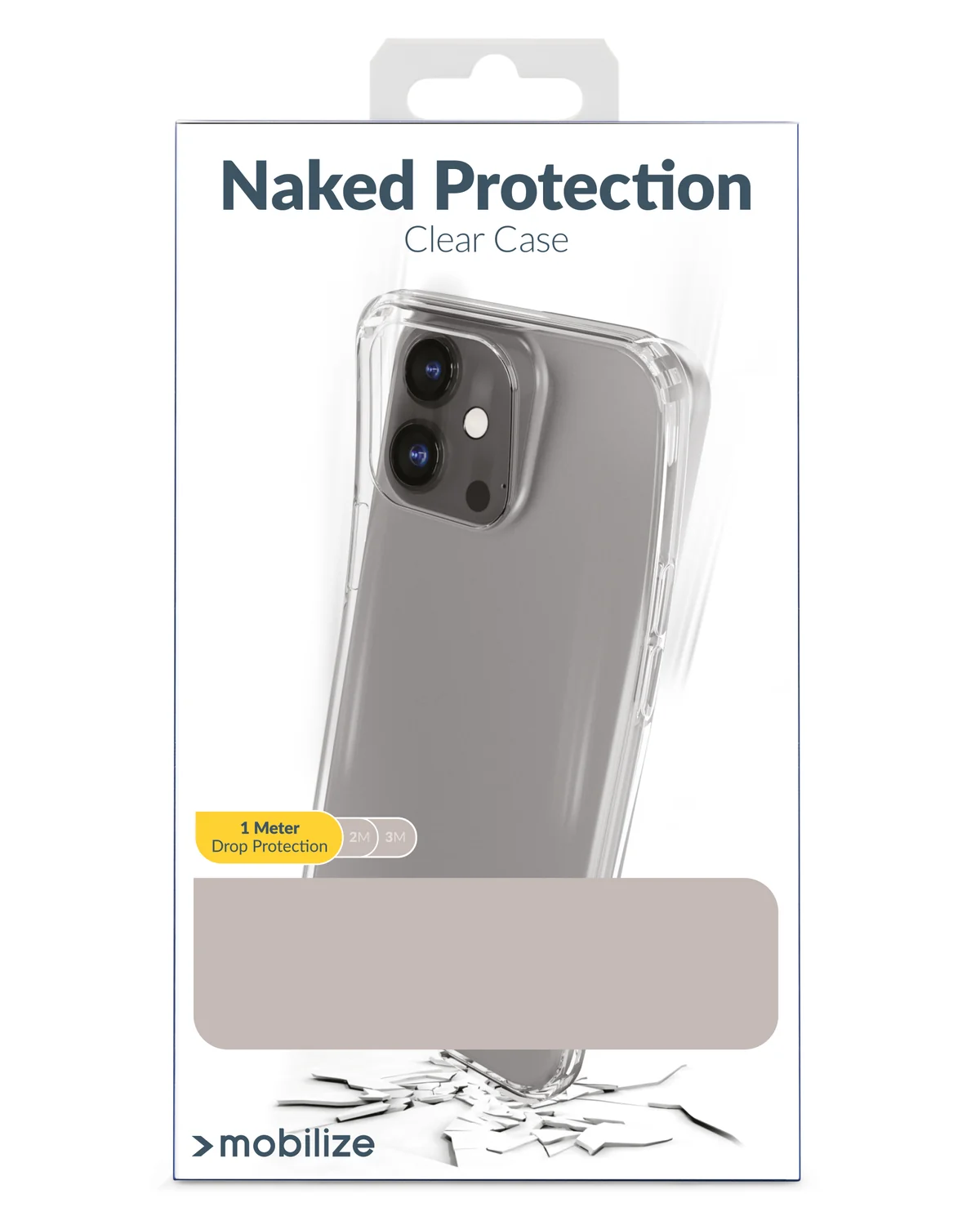 Mobilize Naked Protection Case Telefoonhoesje Apple iPhone 16 Transparant
