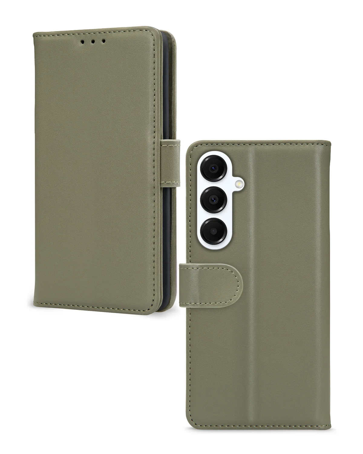 Mobilize Premium Gelly Wallet Book Case Telefoonhoesje Samsung Galaxy A16 4G-5G Groen