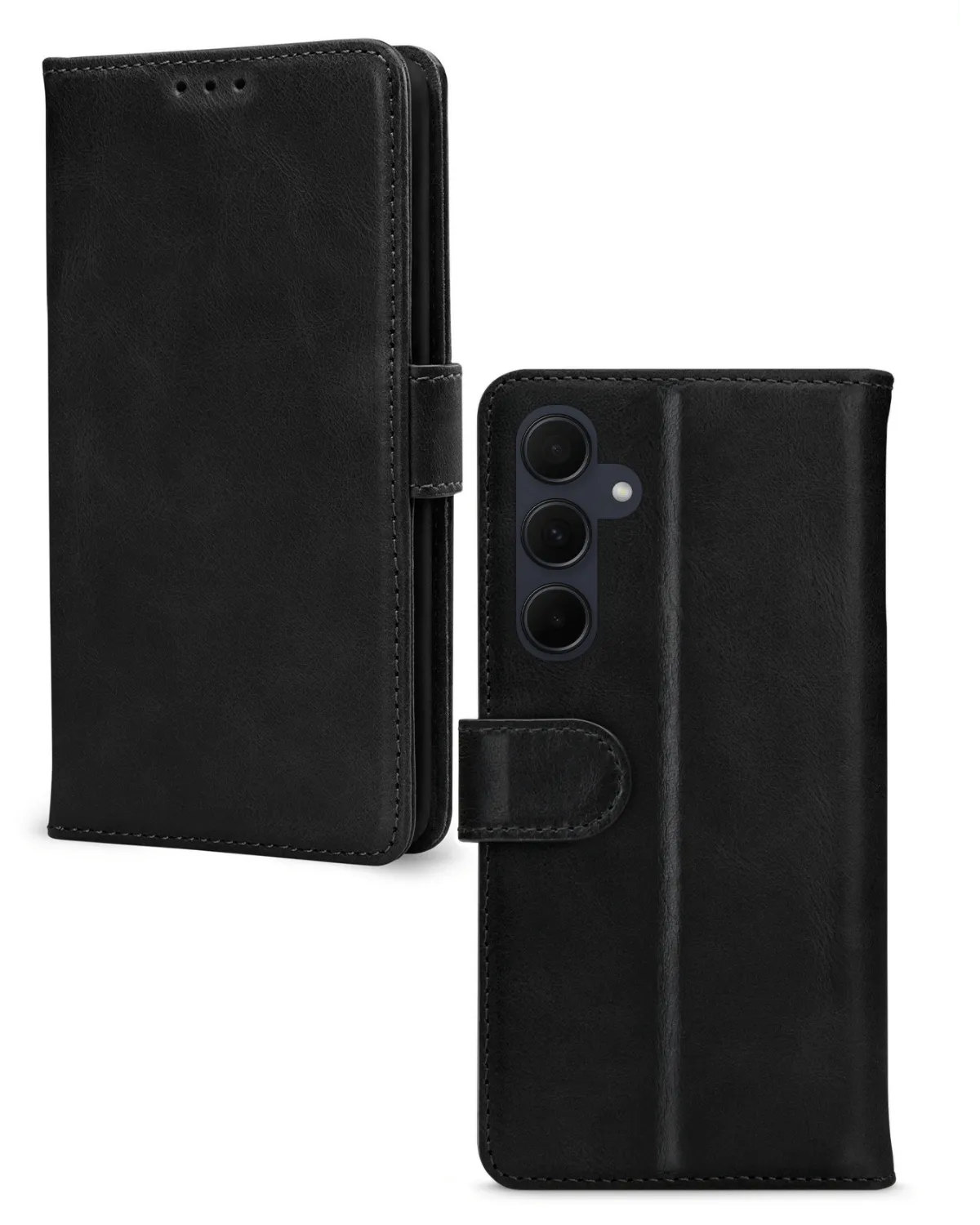 Mobilize Premium Gelly Wallet Book Case Telefoonhoesje Samsung Galaxy A35 5G Zwart