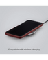 Mobilize Rubber Gelly Card Case in mat bordeauxrood voor Samsung Galaxy S24 Ultra 5G, compatibel met draadloos opladen.