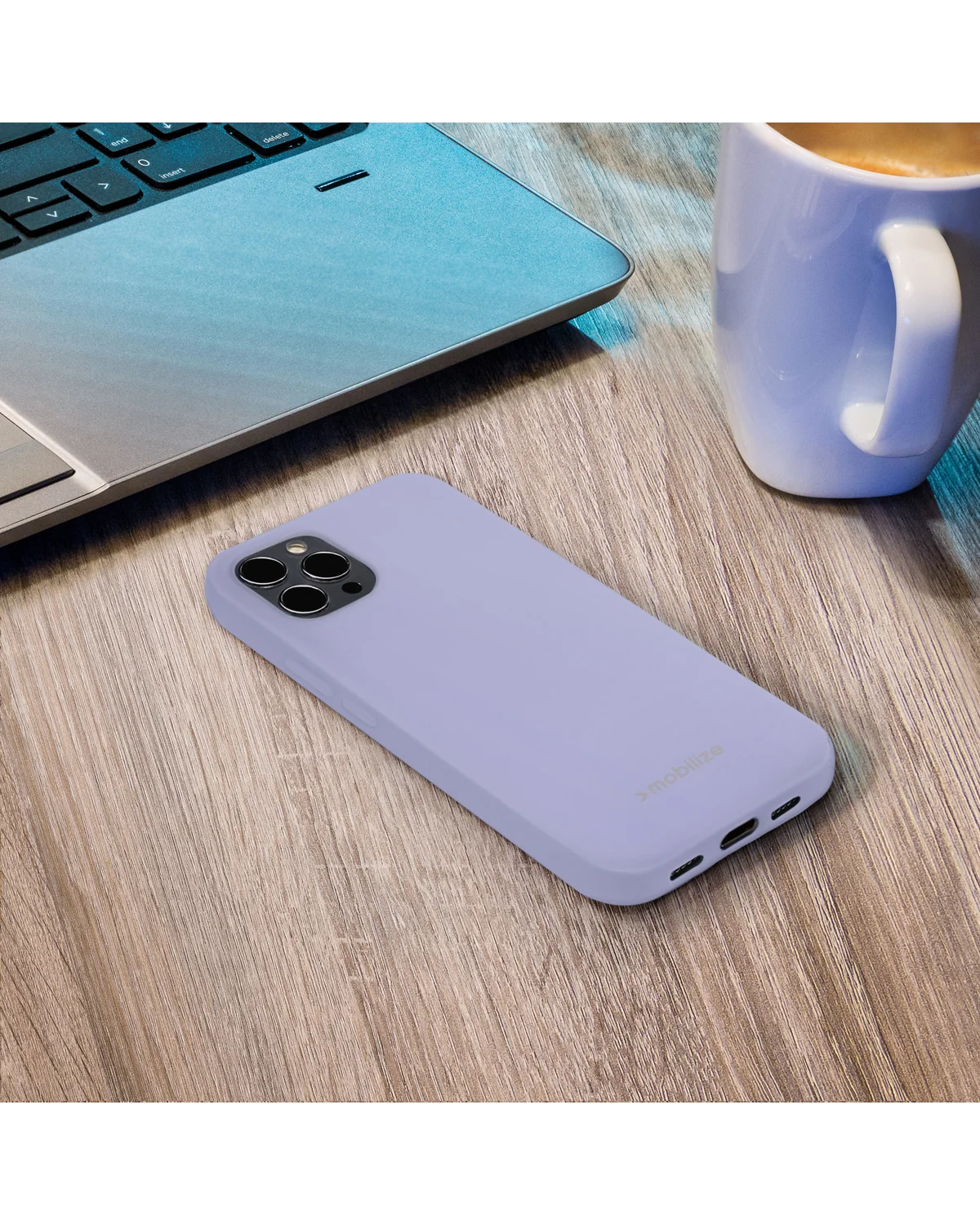Mobilize Rubber Gelly Case Soft Telefoonhoesje Samsung Galaxy A15 4G-5G Pastel Paars