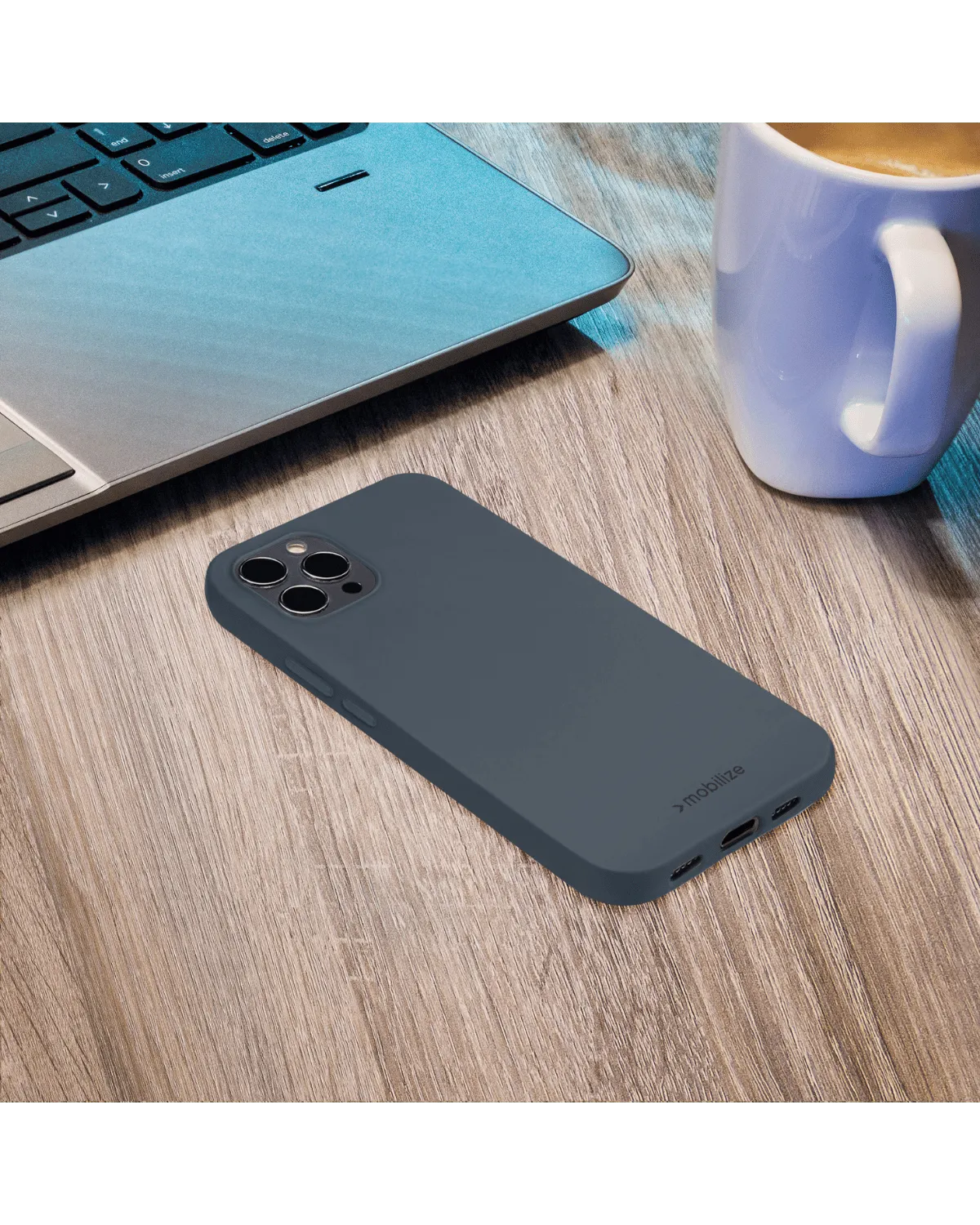 Mobilize Rubber Gelly Case Soft Telefoonhoesje Samsung-Galaxy A35 5G Mat Blauw