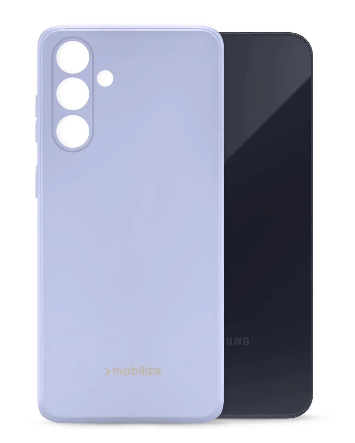 Mobilize Rubber Gelly Case Soft Telefoonhoesje Samsung-Galaxy A35 5G Pastel Paars