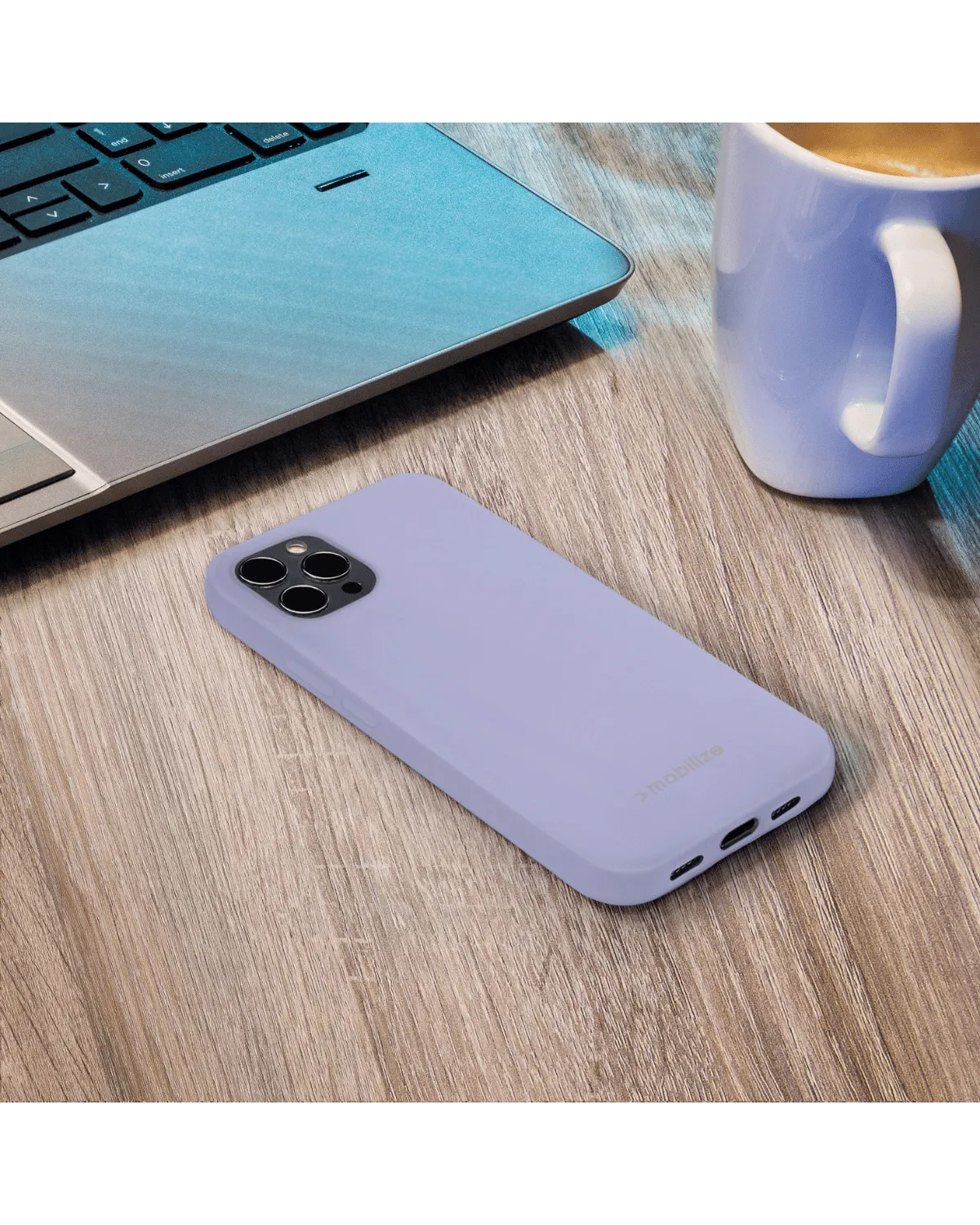 Mobilize Rubber Gelly Case Soft Telefoonhoesje Samsung-Galaxy A35 5G Pastel Paars