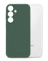 Mat groen Mobilize Gelly Case voor Samsung Galaxy S24 Plus 5G, flexibel TPU hoesje met precieze uitsparingen.