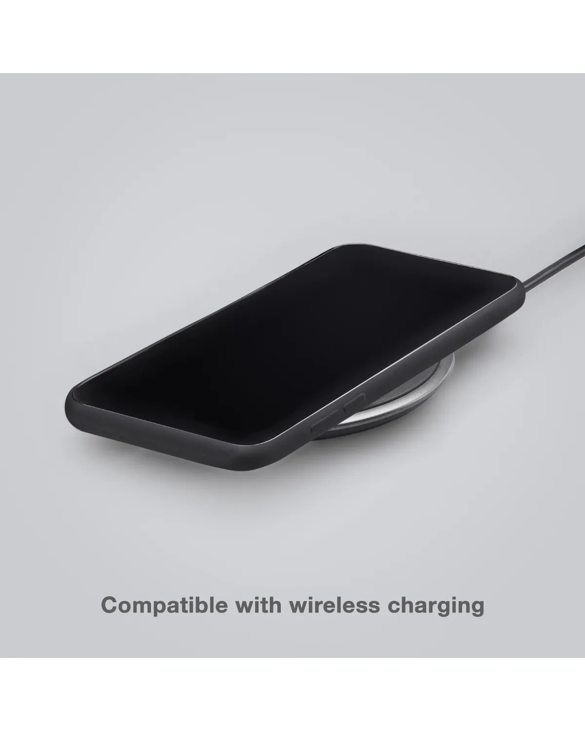 Samsung Galaxy S24 Plus 5G met Mobilize Rubber Gelly Case, compatibel met draadloos opladen.