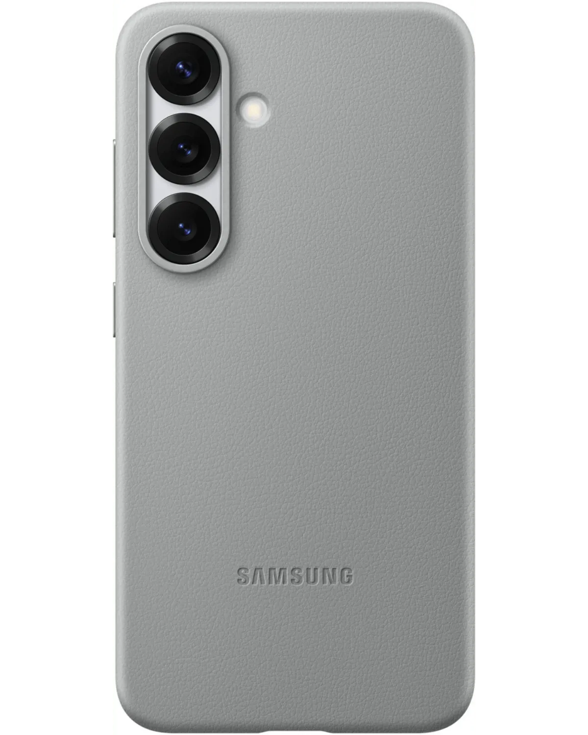 Zijaanzicht van de Samsung Kindsuit Case op een Galaxy S25 Plus 5G, met een slank profiel en een luxueuze uitstraling.