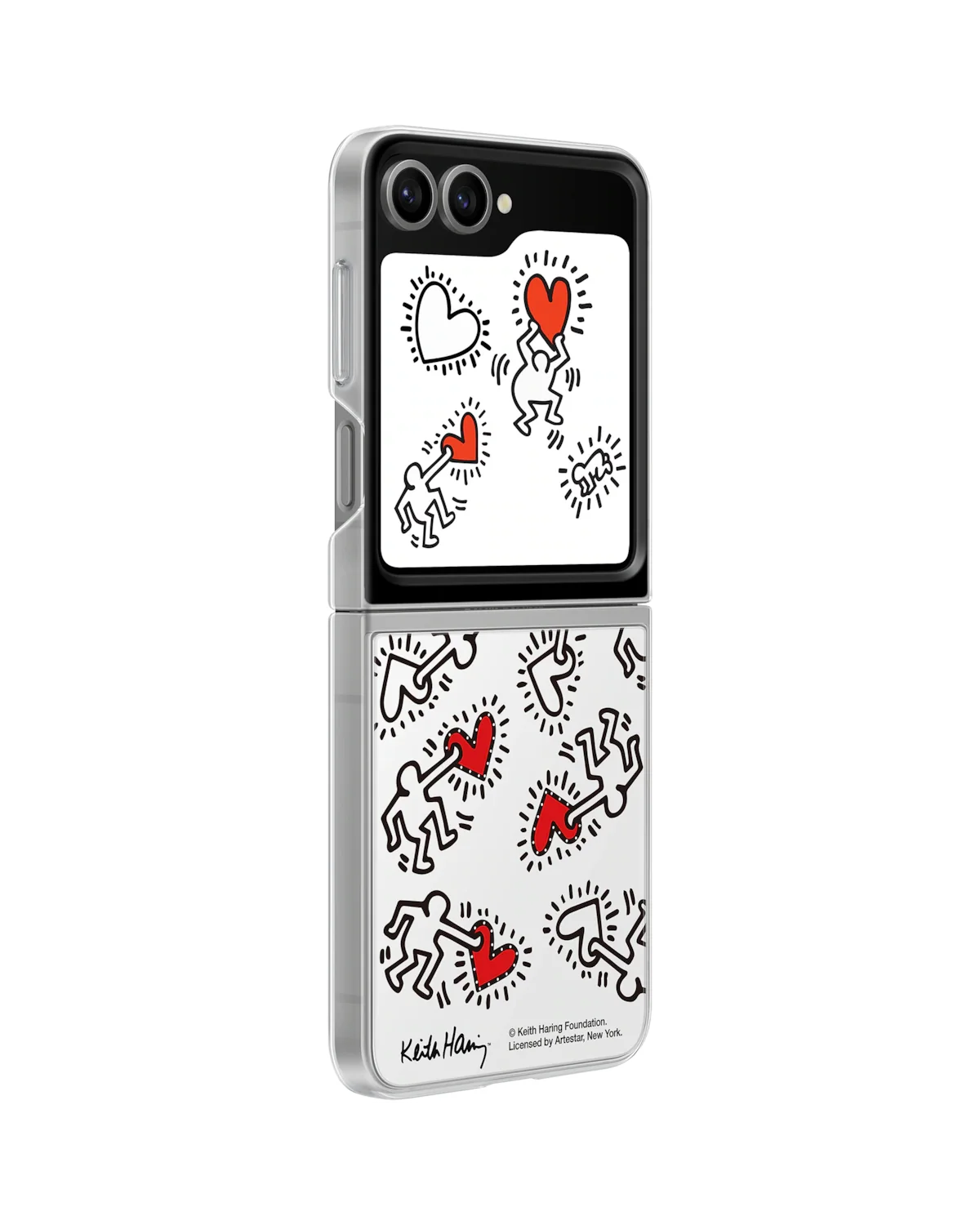 Samsung Ef-Zf741Cwegww Samsung Flipsuit Case Telefoonhoesje Galaxy Z Flip 6 Transparant-Wit