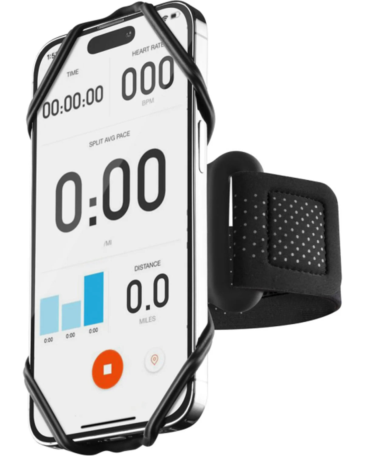 Bone Run Tie Connect Kit 2 Telefoonhouder voor Hardlopen – Zwart