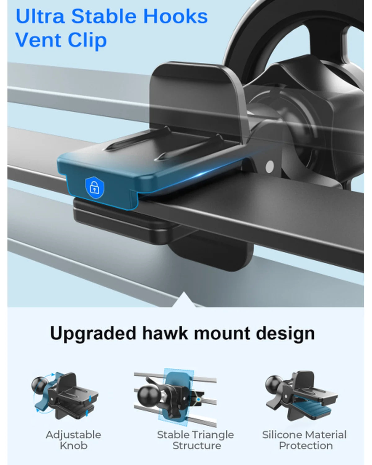 Celly GhostMagPro MagSafe Telefoonhouder – Zwart