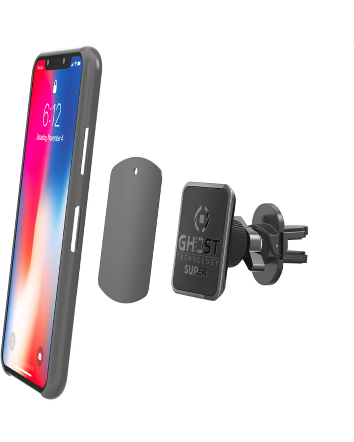 Celly GhostSuperPlus Universele Magnetische Telefoonhouder – Zwart