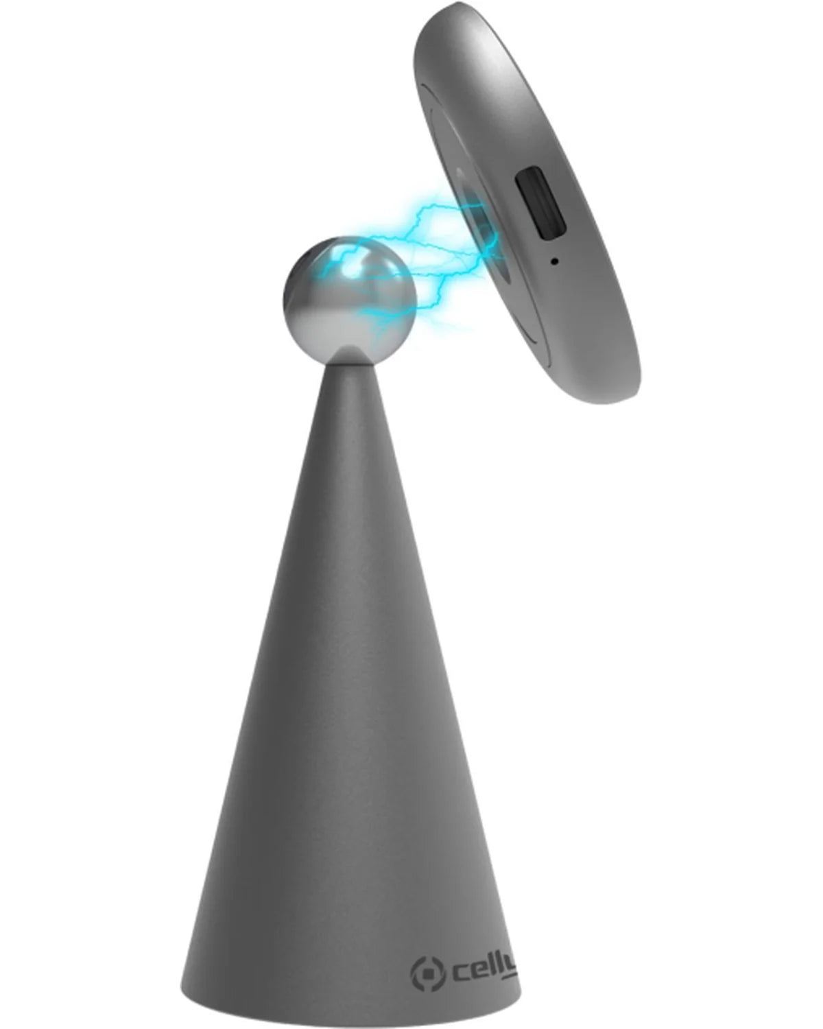 Celly MagStandCharge Draadloze MagSafe Telefoonhouder & Oplader – Grijs