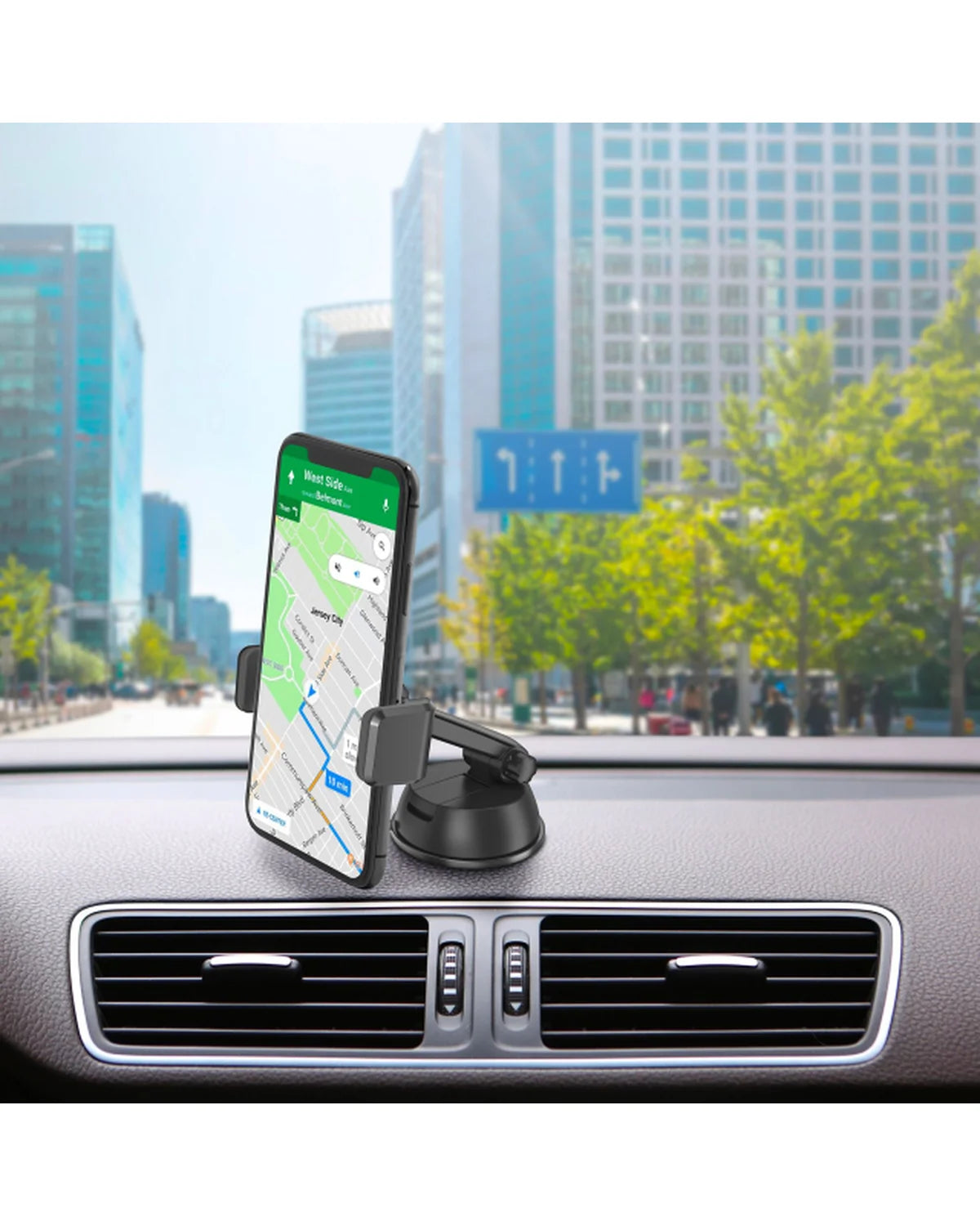 Celly MountExt Universele Telefoonhouder – Zwart