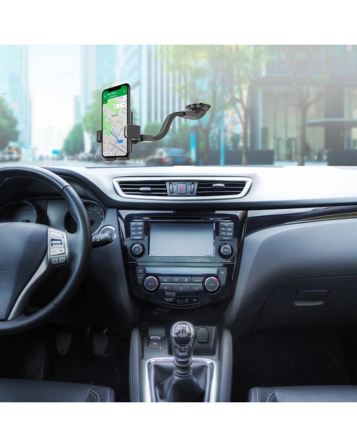 Celly MountFlexPlus Universele Telefoonhouder – Zwart