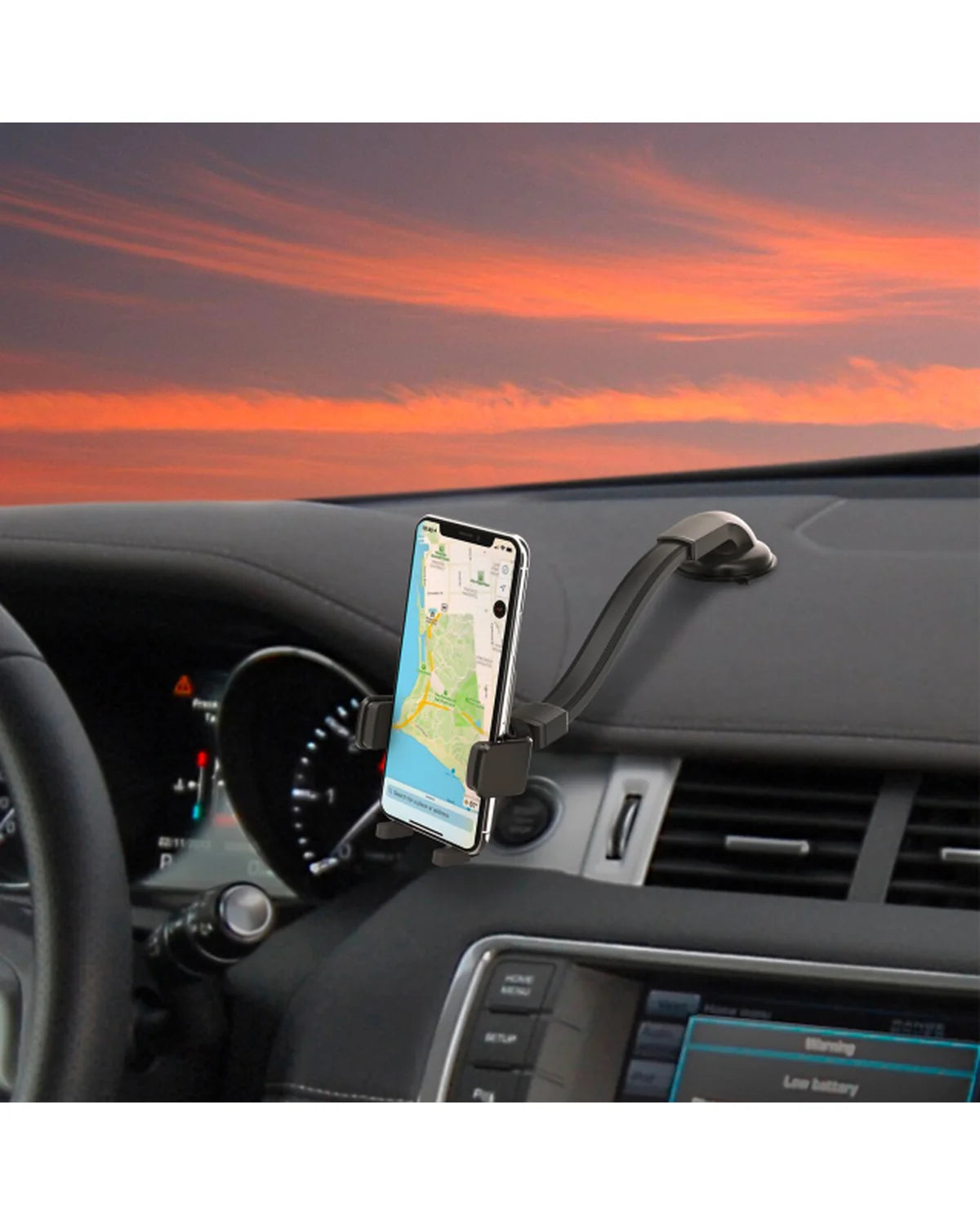 Celly MountFlexPlus Universele Telefoonhouder – Zwart