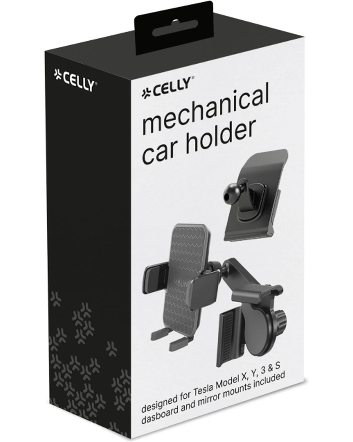 Celly Telefoonhouder voor Tesla Monitor & Dashboard – Zwart