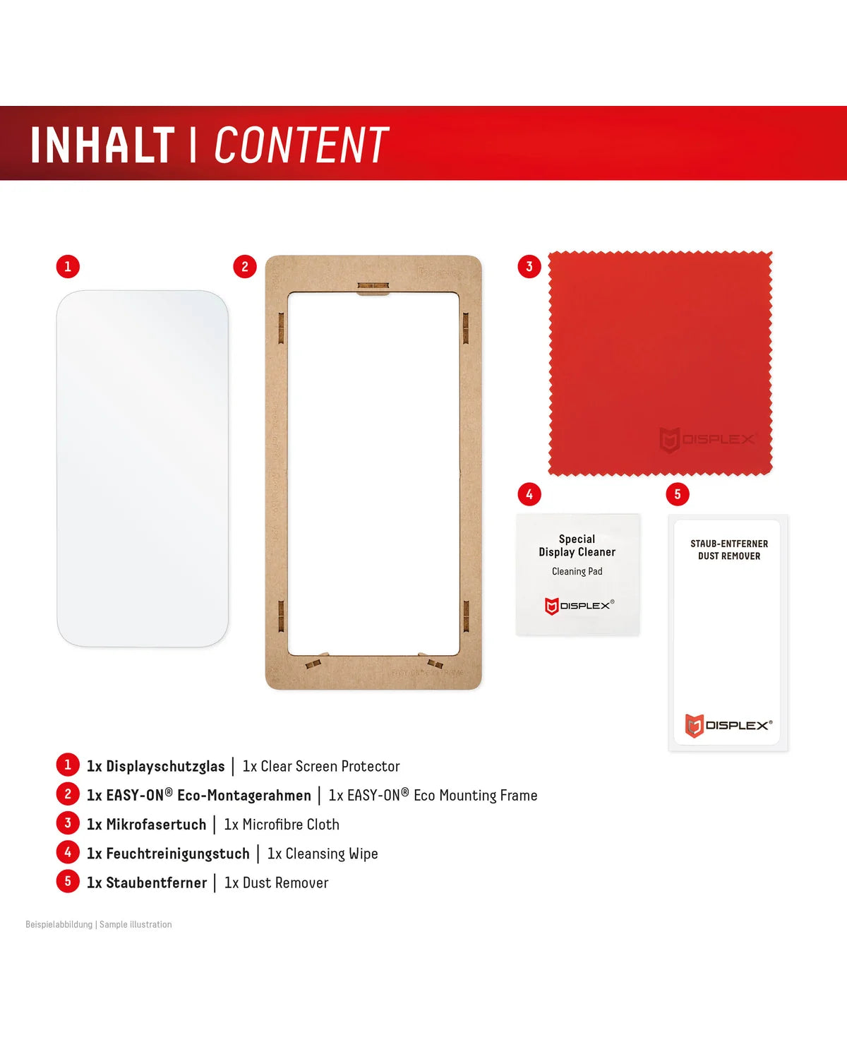 Displex Real Glass Screenprotector – Apple iPhone 17 Pro Max