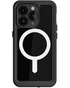 Ghostek Nautical Slim Waterproof MagSafe Case Telefoonhoesje Apple iPhone 15 Pro Zwart