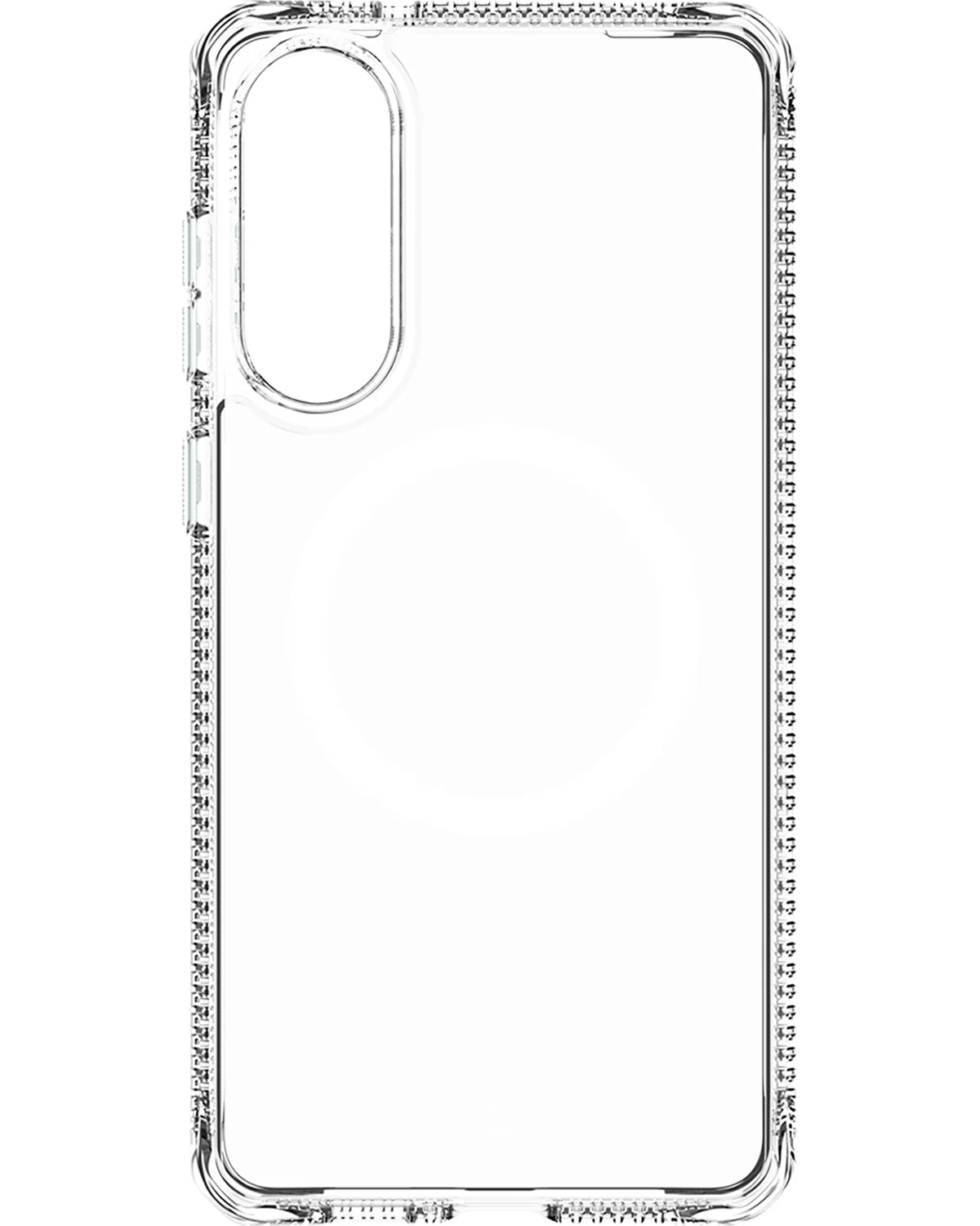 ITSKINS Level 2 Hybrid MagClear_R Hoesje – Samsung Galaxy S25 Edge 5G – Transparant