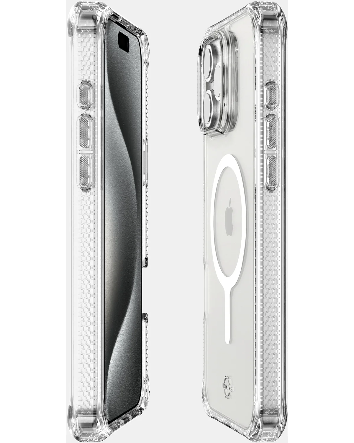 ITSKINS Level 2 HybridMagClear_R Telefoonhoesje Apple iPhone 16 Pro Transparant