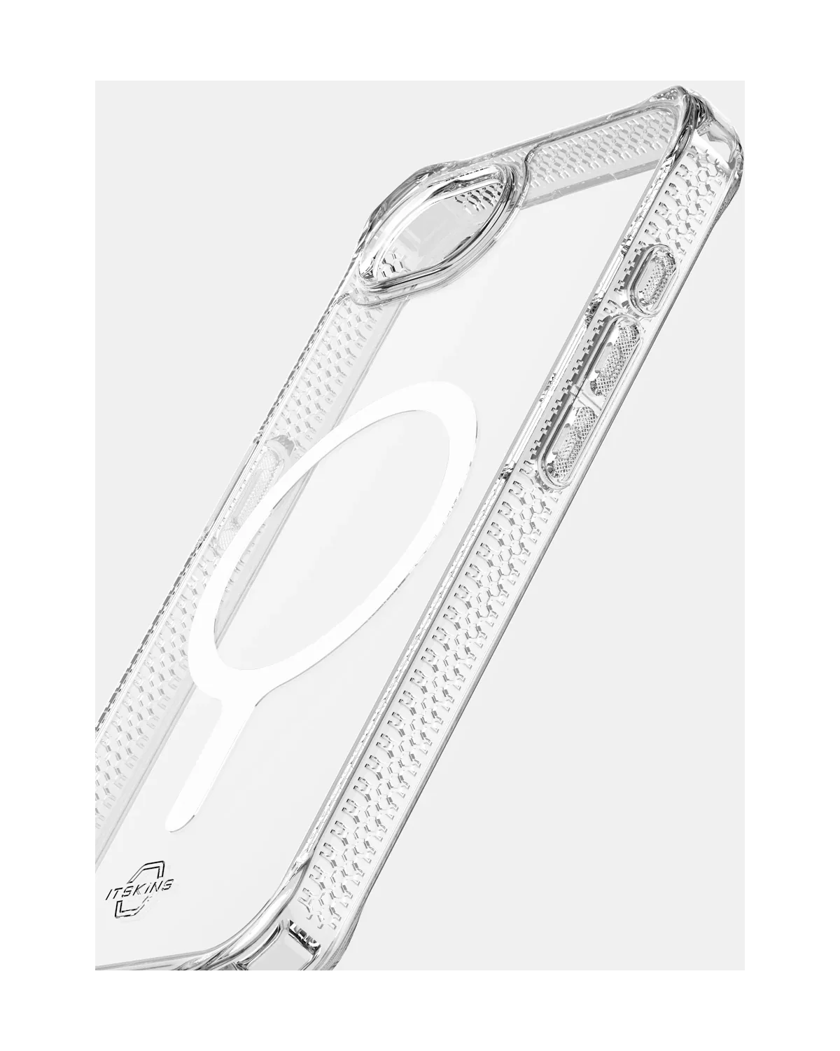 ITSKINS Level 2 HybridMagClear_R Telefoonhoesje Apple iPhone 16e Transparant