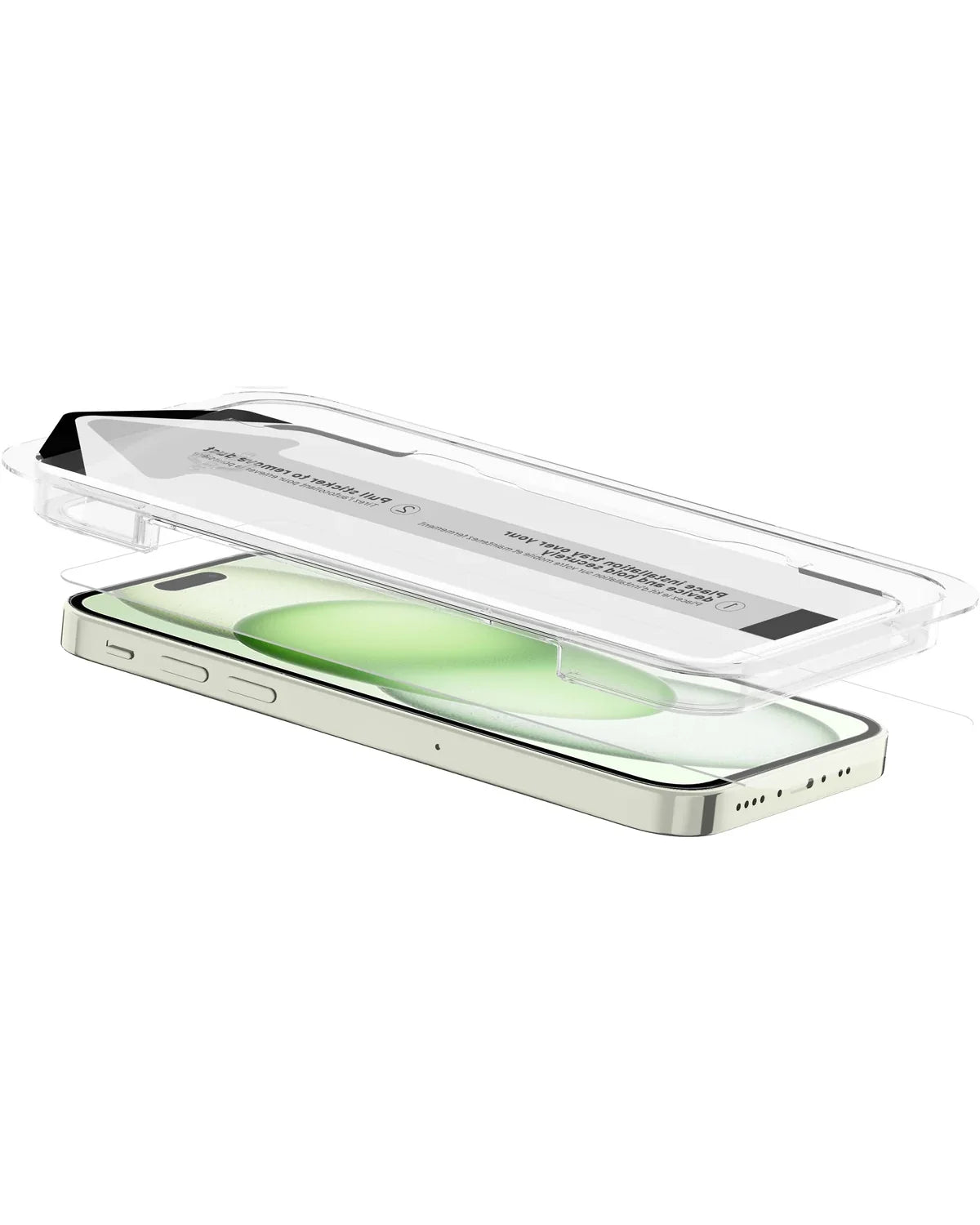 ITSKINS Supreme Glass Screenprotector with Alignment Tool Apple iPhone 15 Clear