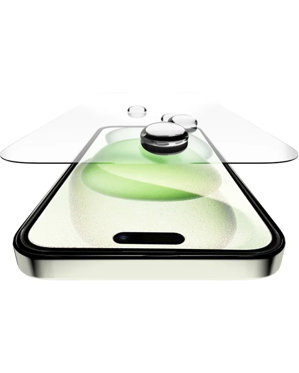 ITSKINS Supreme Glass Screenprotector with Alignment Tool Apple iPhone 15 Clear