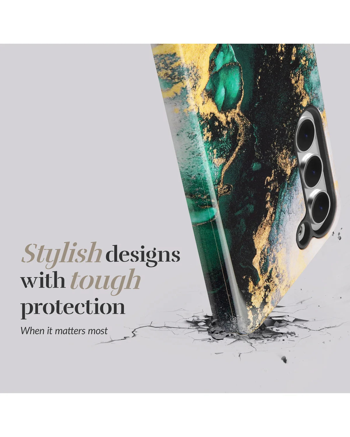 Mio by Mobilize Green Marble MagSafe Compatibel Hoesje – Samsung Galaxy A26 5G