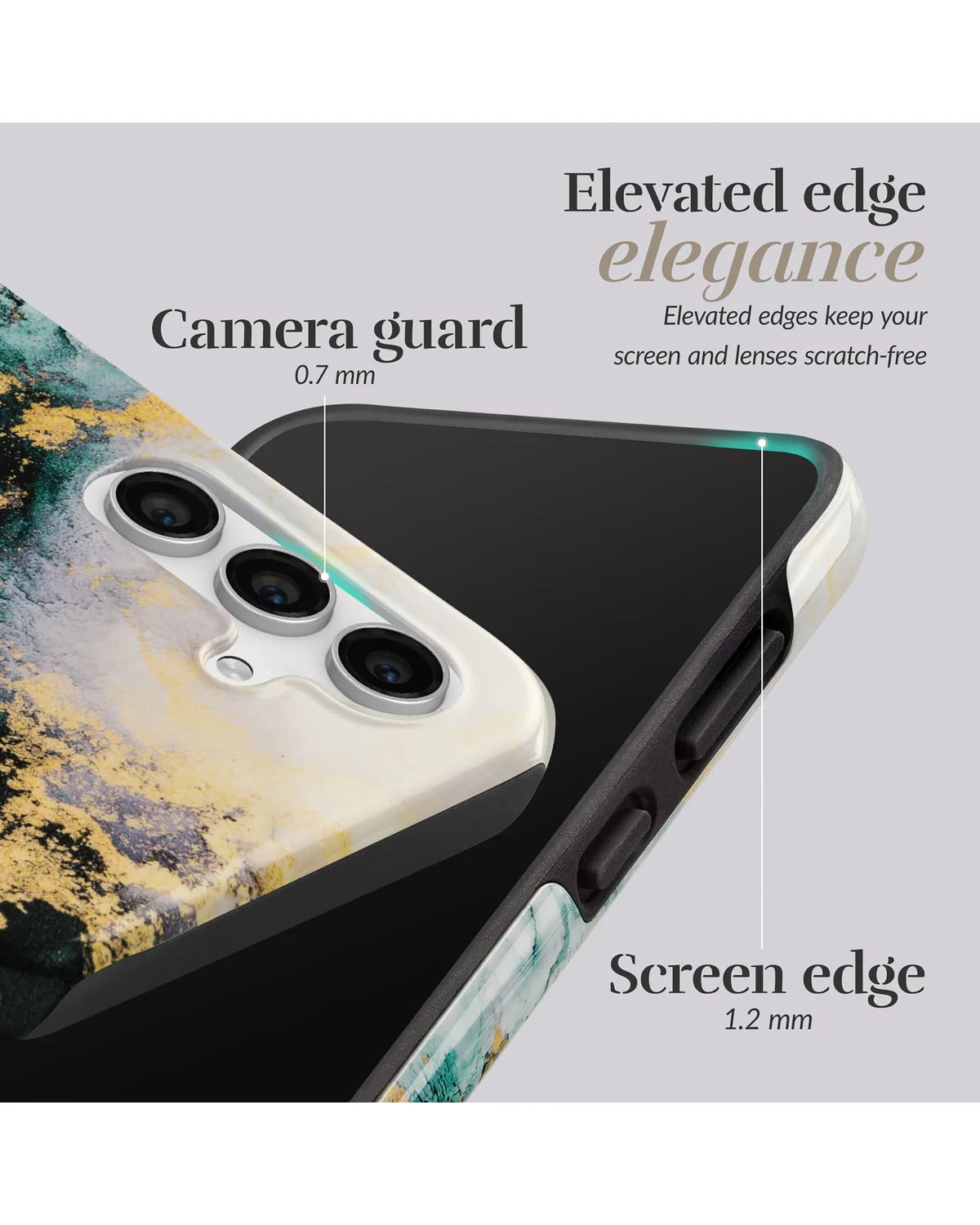 Mio by Mobilize Green Marble MagSafe Compatibel Hoesje – Samsung Galaxy A36 5G & Galaxy A56 5G
