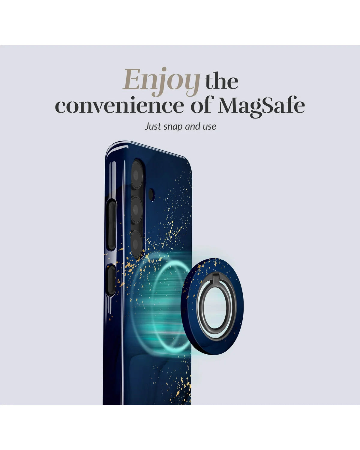 Mio by Mobilize Midnight Sparkle MagSafe Compatibel Hoesje – Samsung Galaxy A26 5G