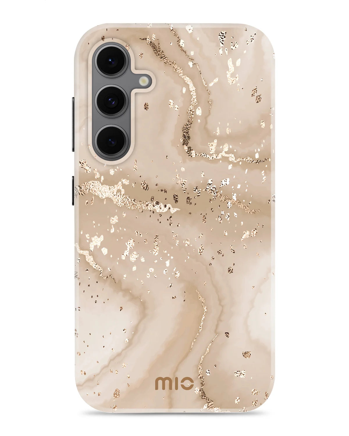 Mio By Mobilize Mio Gold Marble Magsafe Compatibel Telefoonhoesje – Samsung Galaxy S24 Fe 5G