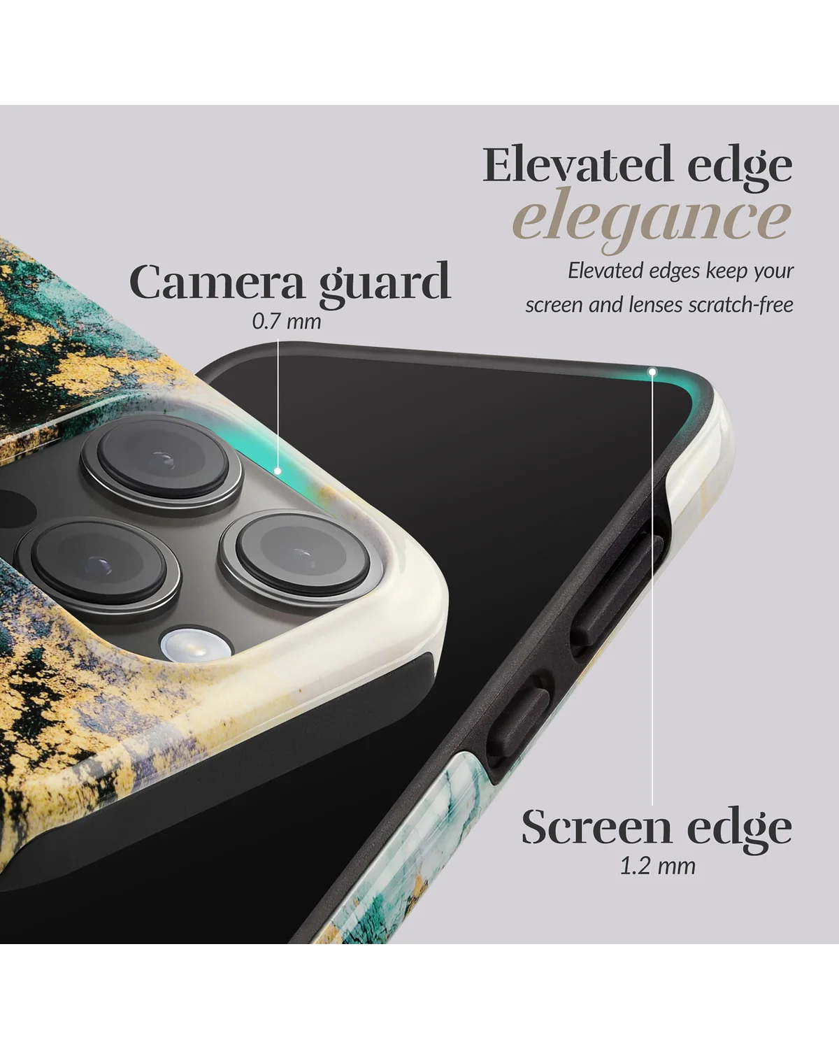 Mio By Mobilize Mio Green Marble Magsafe Compatibel Telefoonhoesje iPhone 16 Plus