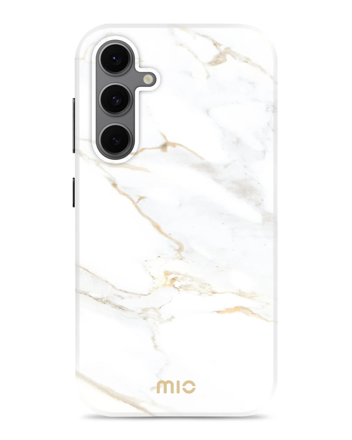 Mio By Mobilize Mio White Marble Magsafe Compatibel Telefoonhoesje – Samsung Galaxy S24 Fe 5G