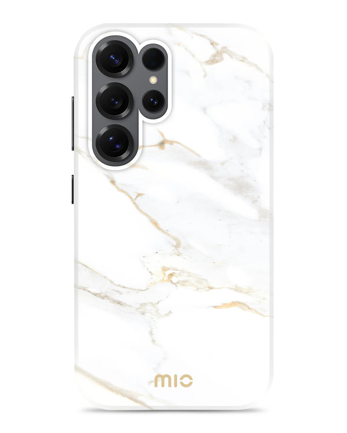 Mio By Mobilize Mio White Marble Magsafe Compatibel Telefoonhoesje – Samsung Galaxy S25 Ultra 5G