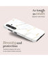 Mio by Mobilize White Marble MagSafe Compatibel Hoesje – Samsung Galaxy A36 5G & Galaxy A56 5G