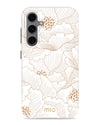 Mio by Mobilize White Roses MagSafe Compatibel Hoesje – Samsung Galaxy A36 5G & Galaxy A56 5G
