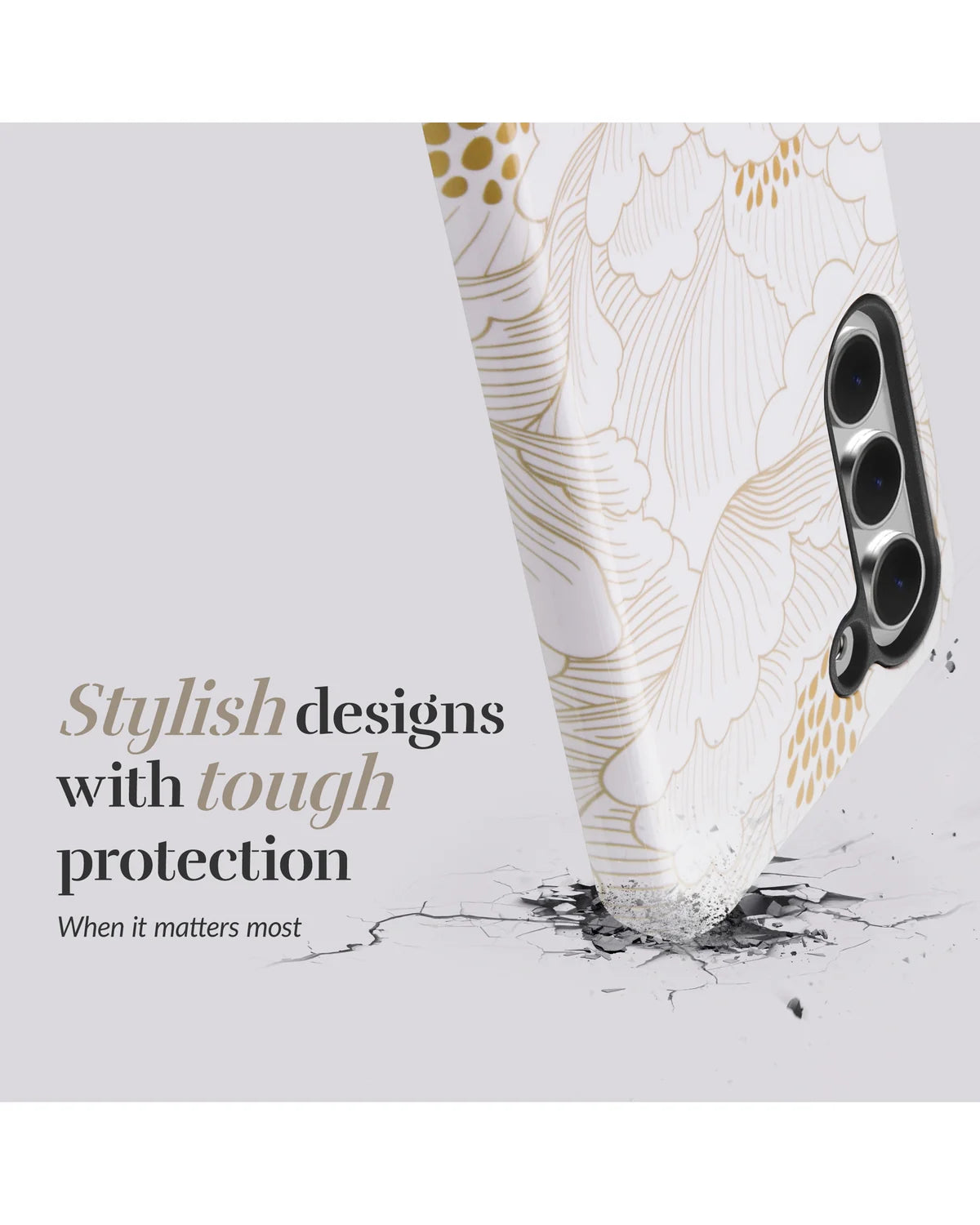 Mio by Mobilize White Roses MagSafe Compatibel Hoesje – Samsung Galaxy S25 Edge 5G